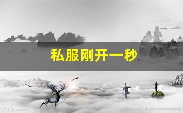 热血江湖sf发布网站：私服刚开一秒(新开
